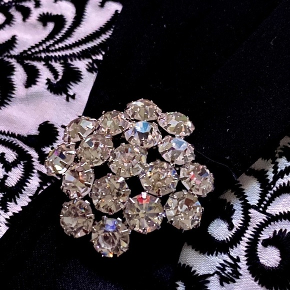 NEW Wedding Memory Book Gift Keepsake Black & White Fabric w/Rhinestone.… - Picture 2 of 8